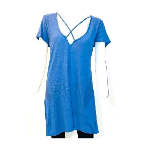 NWT Sky blue tunic Michelle by commune small - Picture 1 of 8